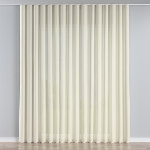 Firana na taśmie wave 300x245 prześwitujący ecru