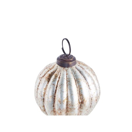 Zestaw 6 bombek szklanych srebrny IVOIRE