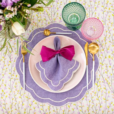 Obrus Purple Willow - 130 cm x 200 cm