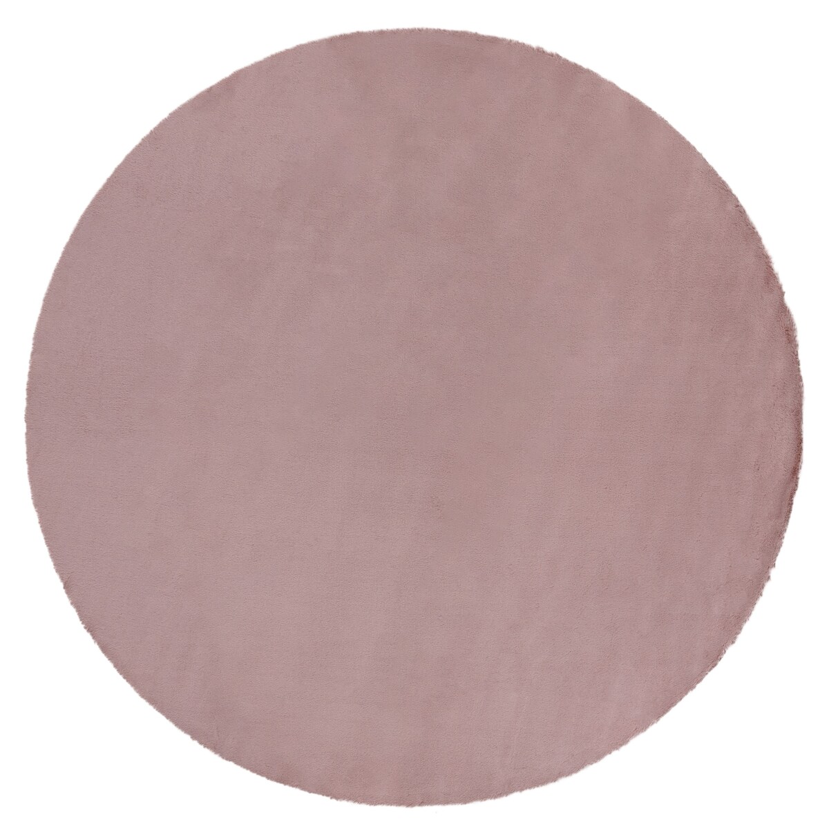 Dywan BUNNY koło róż IMITACJA FUTRA koło 80 cm