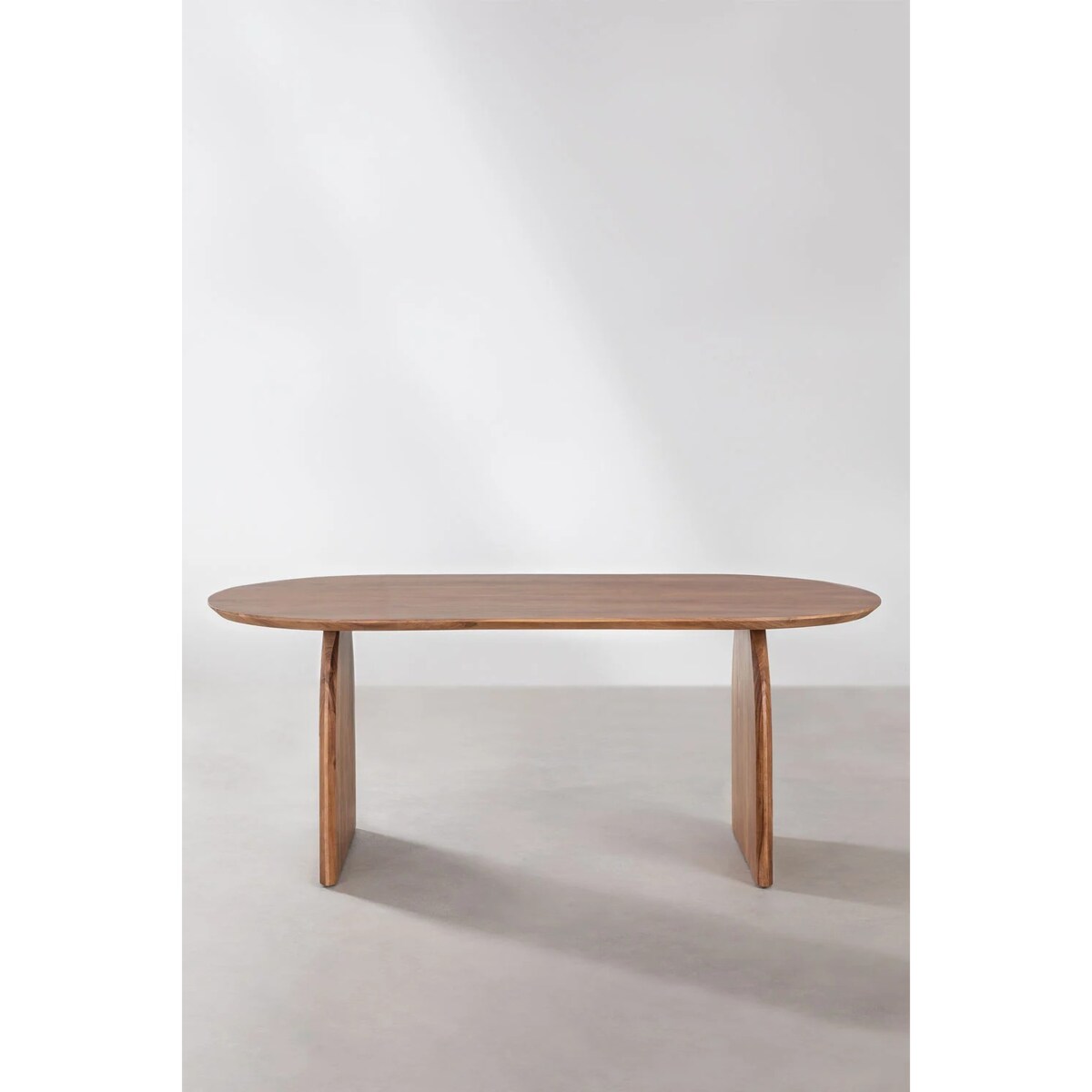 Duży stół drewno akacjowe Delta 200x105 cm brązowy