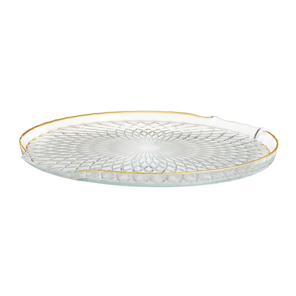 VILLA ITALIA Patera na ciasto szklana 28 cm PLANO