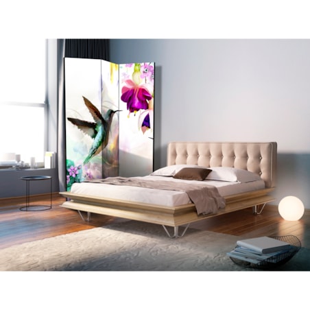 Parawan Dwustronny Kolibry I Kwiaty 135x172cm