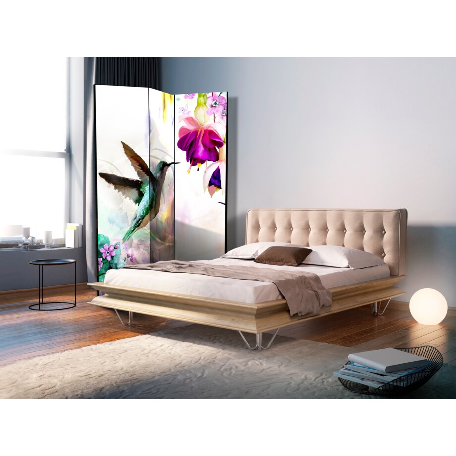 Parawan Dwustronny Kolibry I Kwiaty 135x172cm