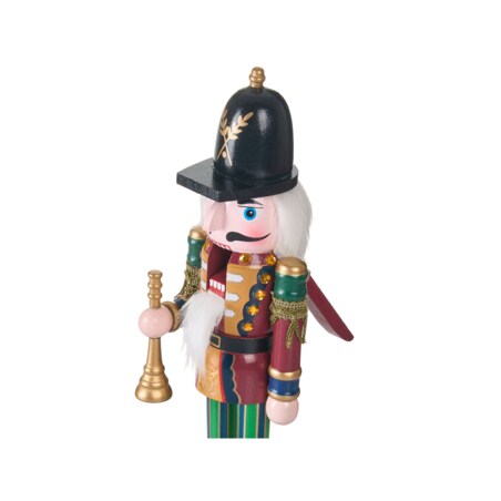 Zestaw 3 figurek dekoracyjnych LJUSNAN Dziadek do orzechów 30 cm Ciemnozielony