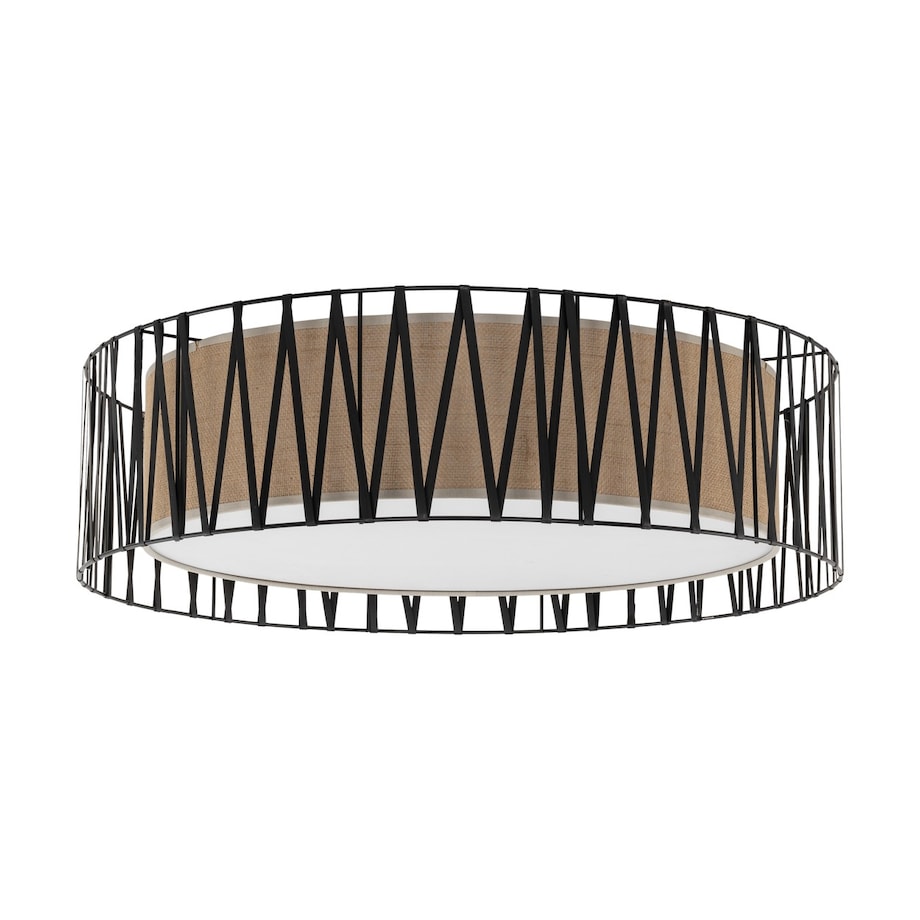 Plafon Sufitowa 72Cm 4Xe27 Harmony Nature Tk Lighting Boho Juta Pleciony