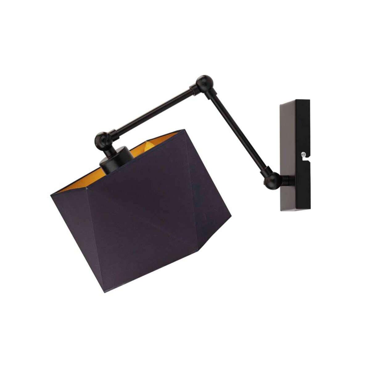 Kinkiet przegubowy lampa ścienna lampa na ścianę regulowany z abażurem diament SOUL