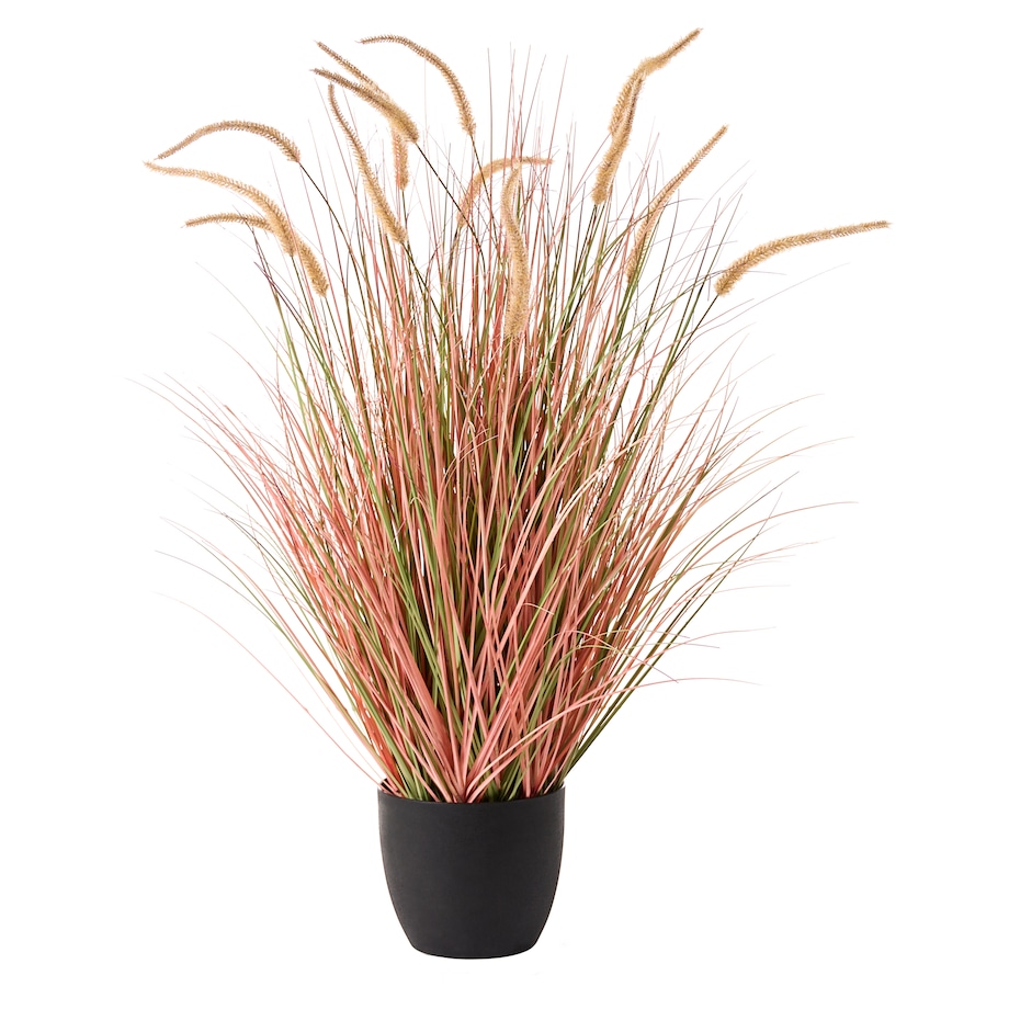 Sztuczna roślina BRISTLEGRASS 120 cm Pomarańczowy