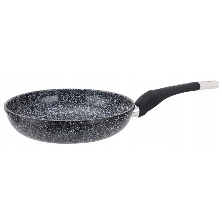 Solidna Patelnia Granitowa 24 Cm X 5.5 Cm 2.1L Nieprzywierająca Indukcja Gaz