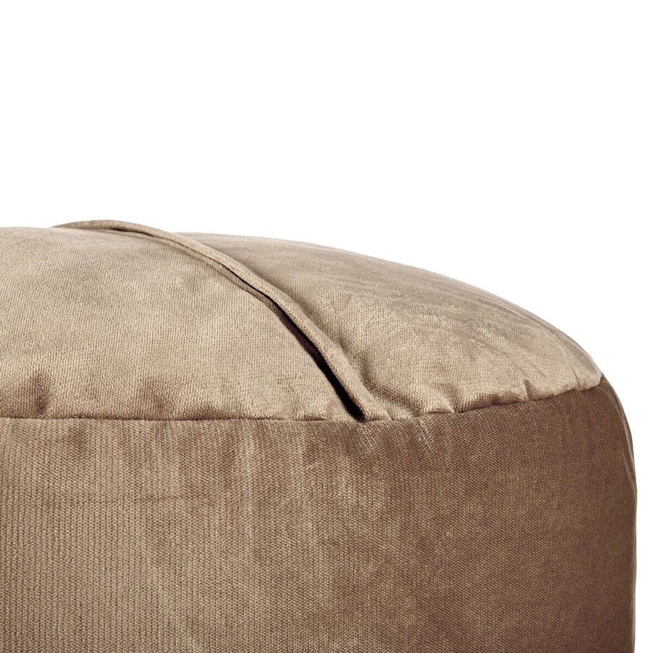 Pufa obita aksamitem, Ø 60 cm