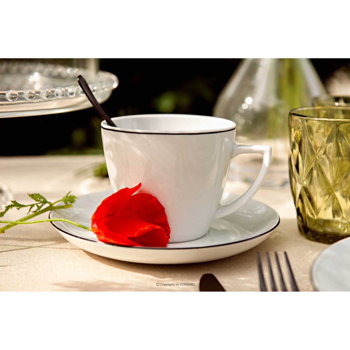 Komplet filiżanek 6os. (12el.) BOSS CZARNY RANT