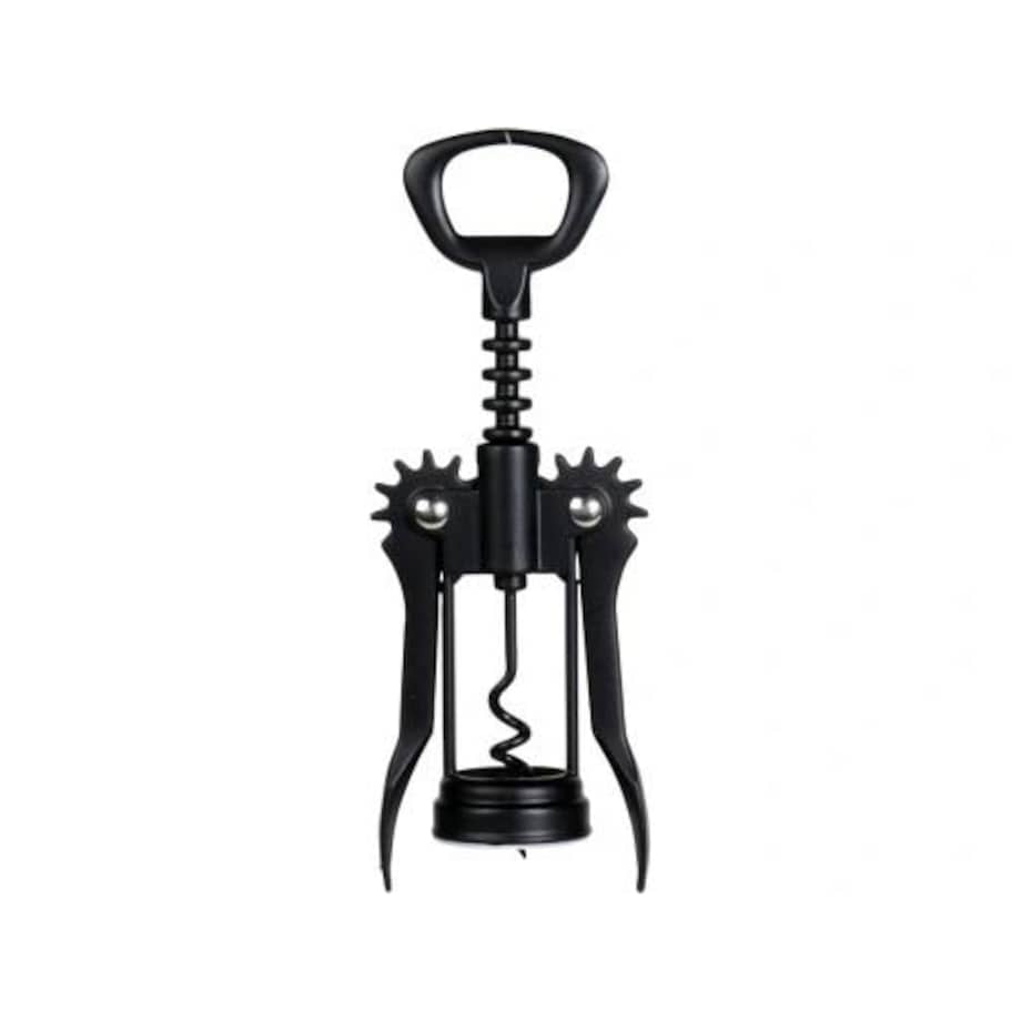 KORKOCIĄG do wina otwieracz czarny 17 cm