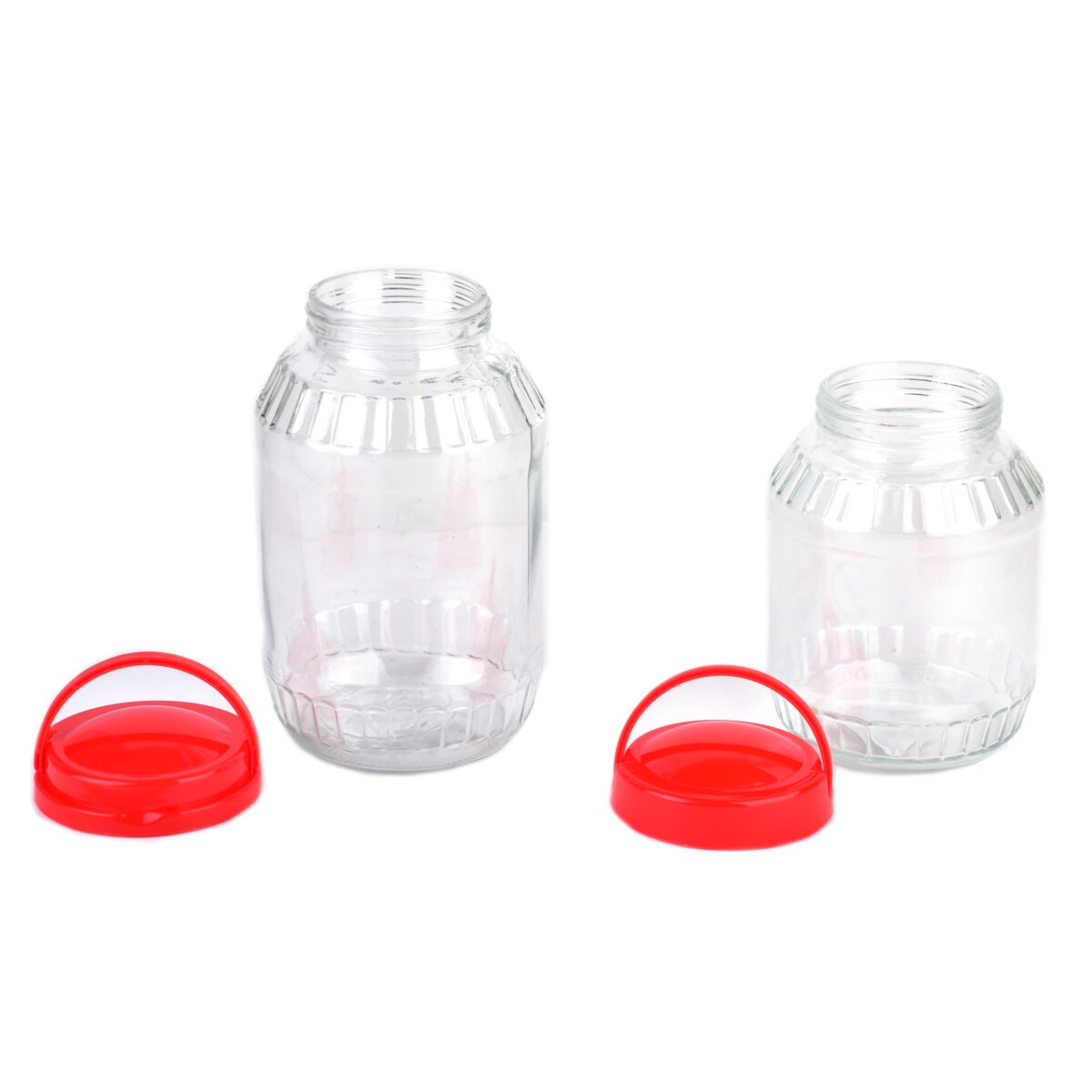 BASIC KITCHEN Słój 2,0L z uchwytem14xh21,5cm