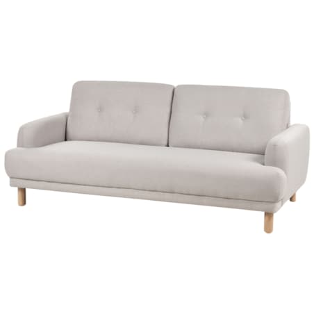 Zestaw wypoczynkowy tapicerowany beżowoszary TUVE