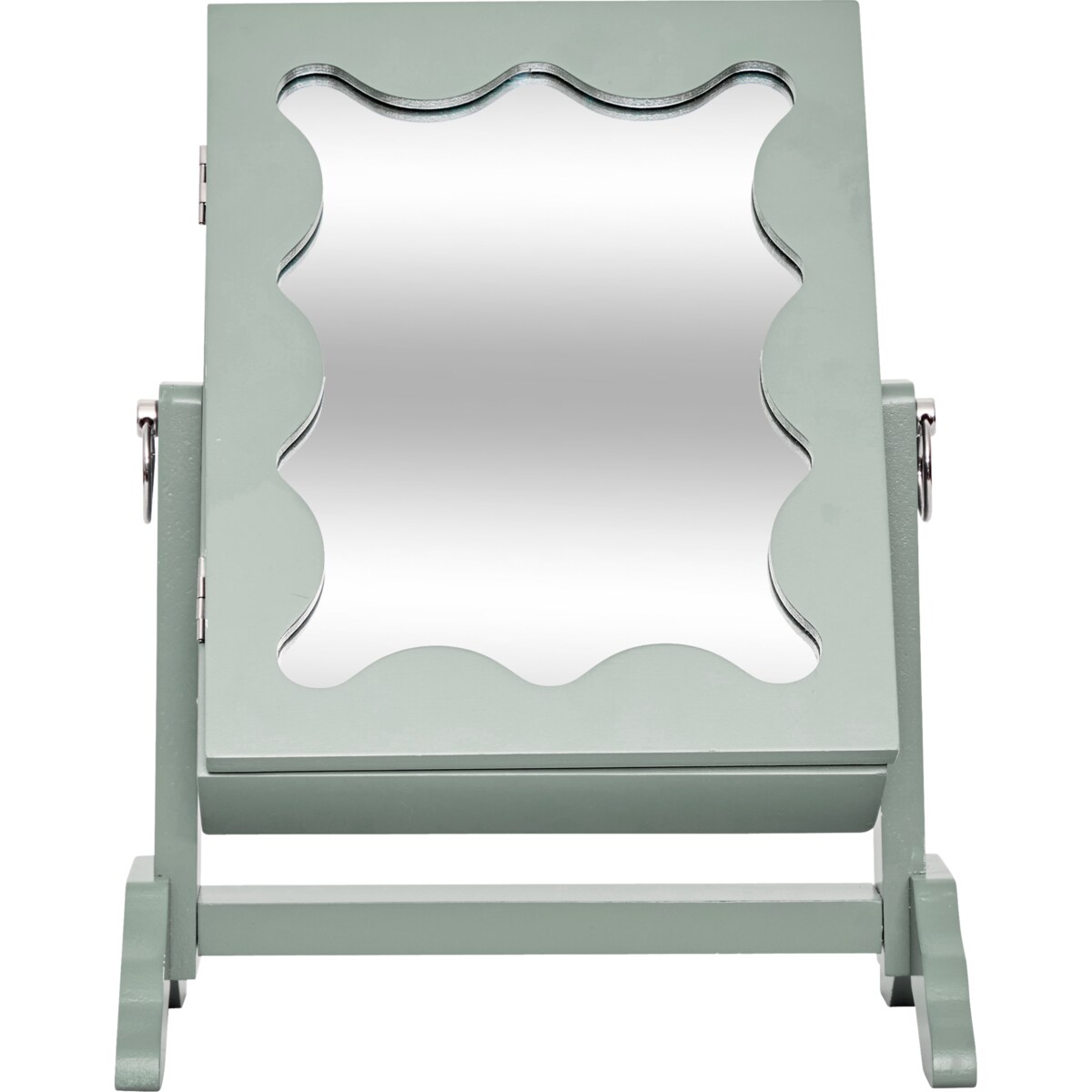 Lusterko kosmetyczne ze schowkiem na biżuterię CHERI, 29 x 22 x 15 cm