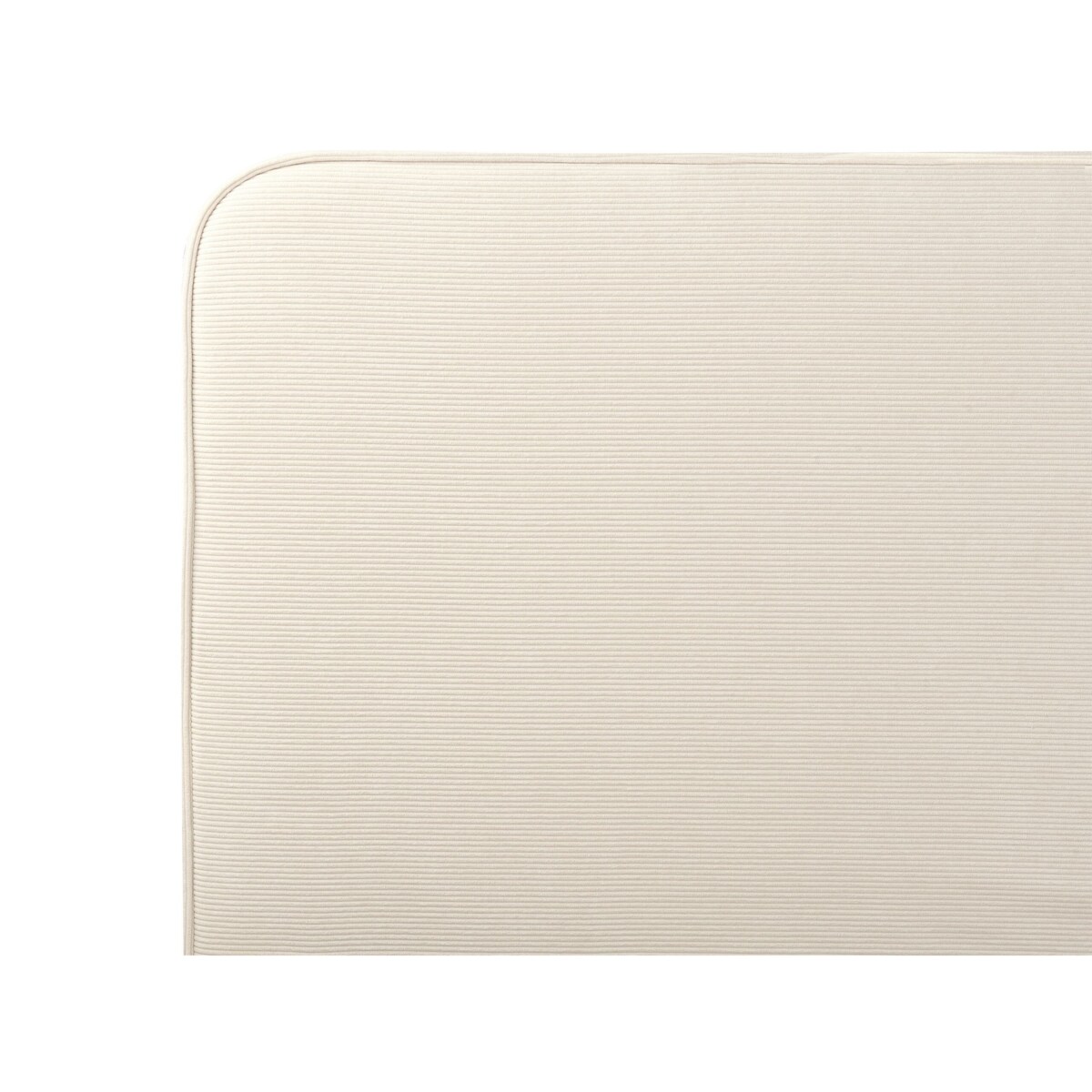 Łóżko tapicerowane 160 x 200 cm beżowe VALOGNES