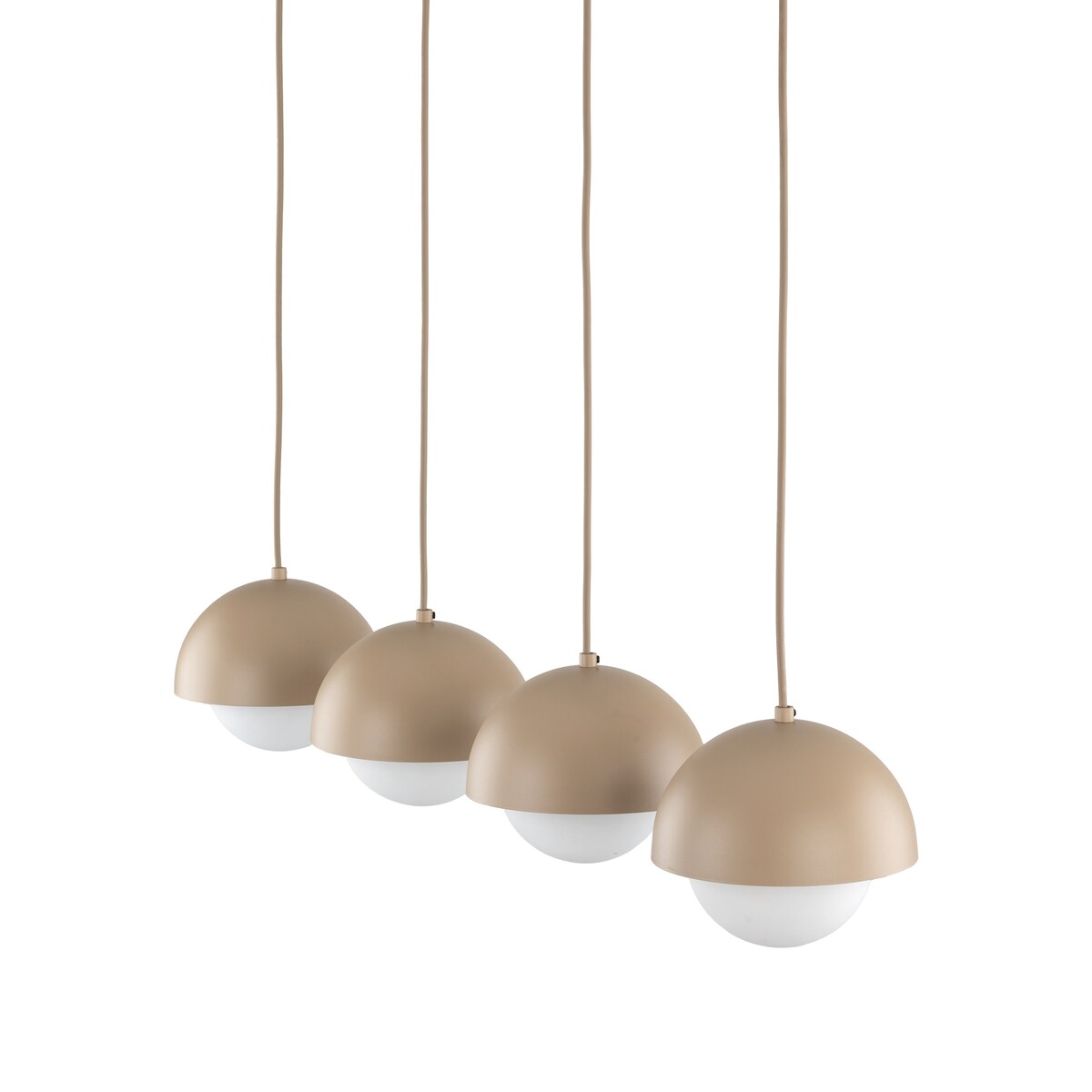 Lampa wisząca TK Lighting BONO SABIA 10965 4xG9 biała/beżowa nad stół wyspę kuchenną regulowana wysokość