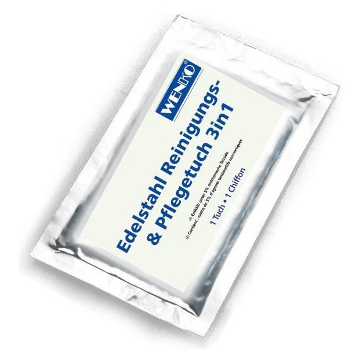 Chusteczki do czyszczenia powierzchni ze stali nierdzewnej, 10 sztuk