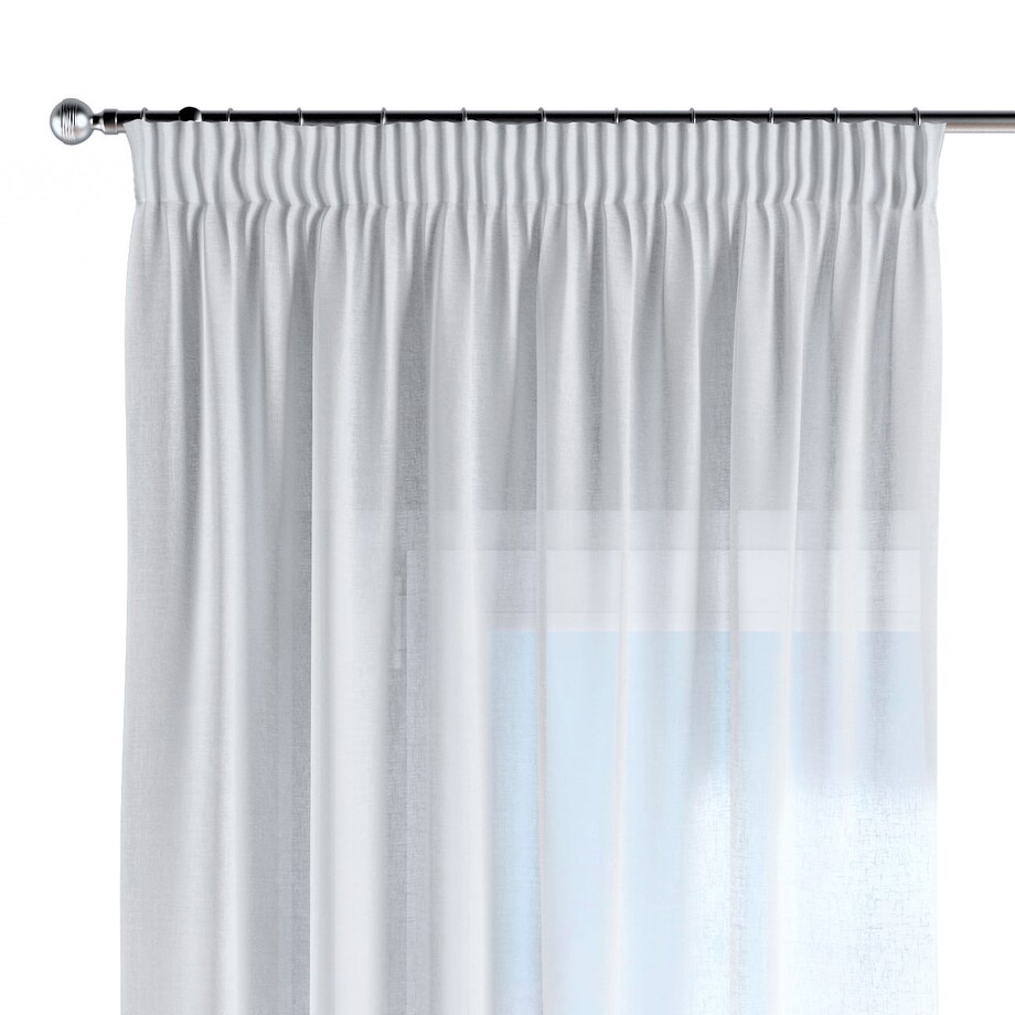 Zasłona na taśmie marszczącej 1 szt. 130x260 prześwitujący ecru