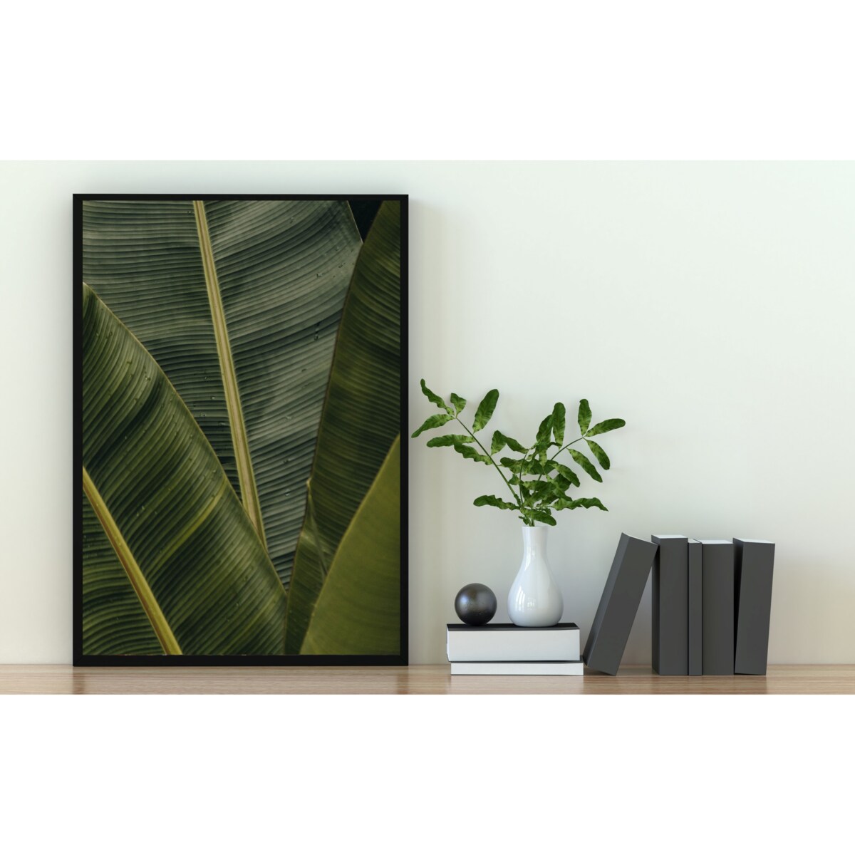 Poster Story, Plakat, Obraz - Liście Bananowca, wymiary 30 x 42 cm