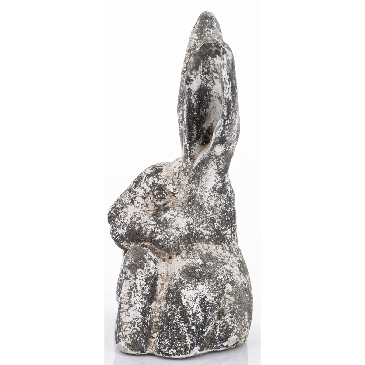 Figurka - szare popiersie królika 30x22x16,5 cm TORINO