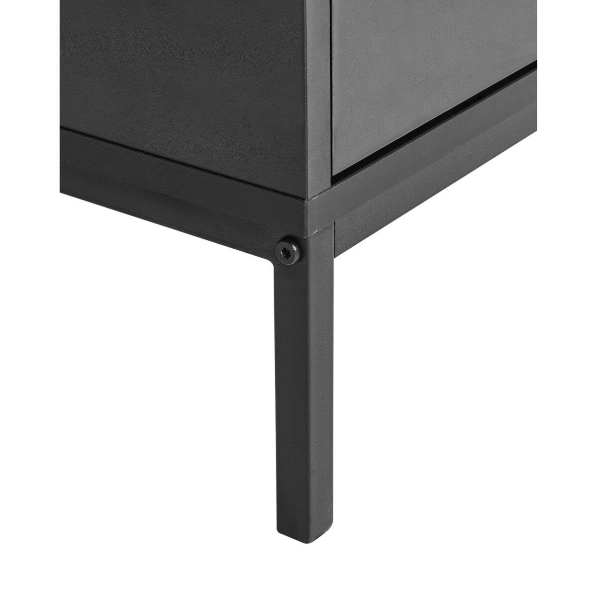 Komoda LANGFORD Drewno Czarny