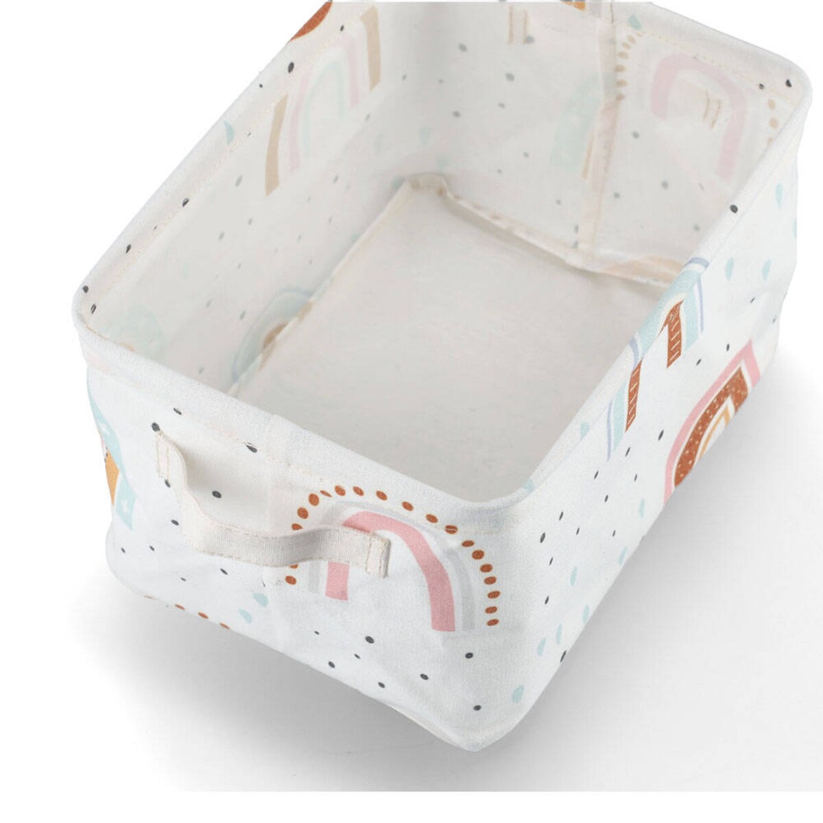 Płócienny koszyk RAINBOW, 28 x 21 x 16 cm
