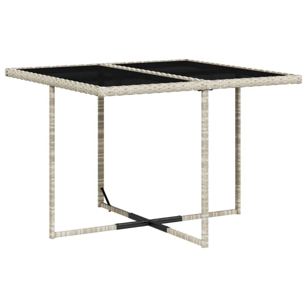 vidaXL 5-cz. zestaw mebli ogrodowych z poduszkami, jasnoszary