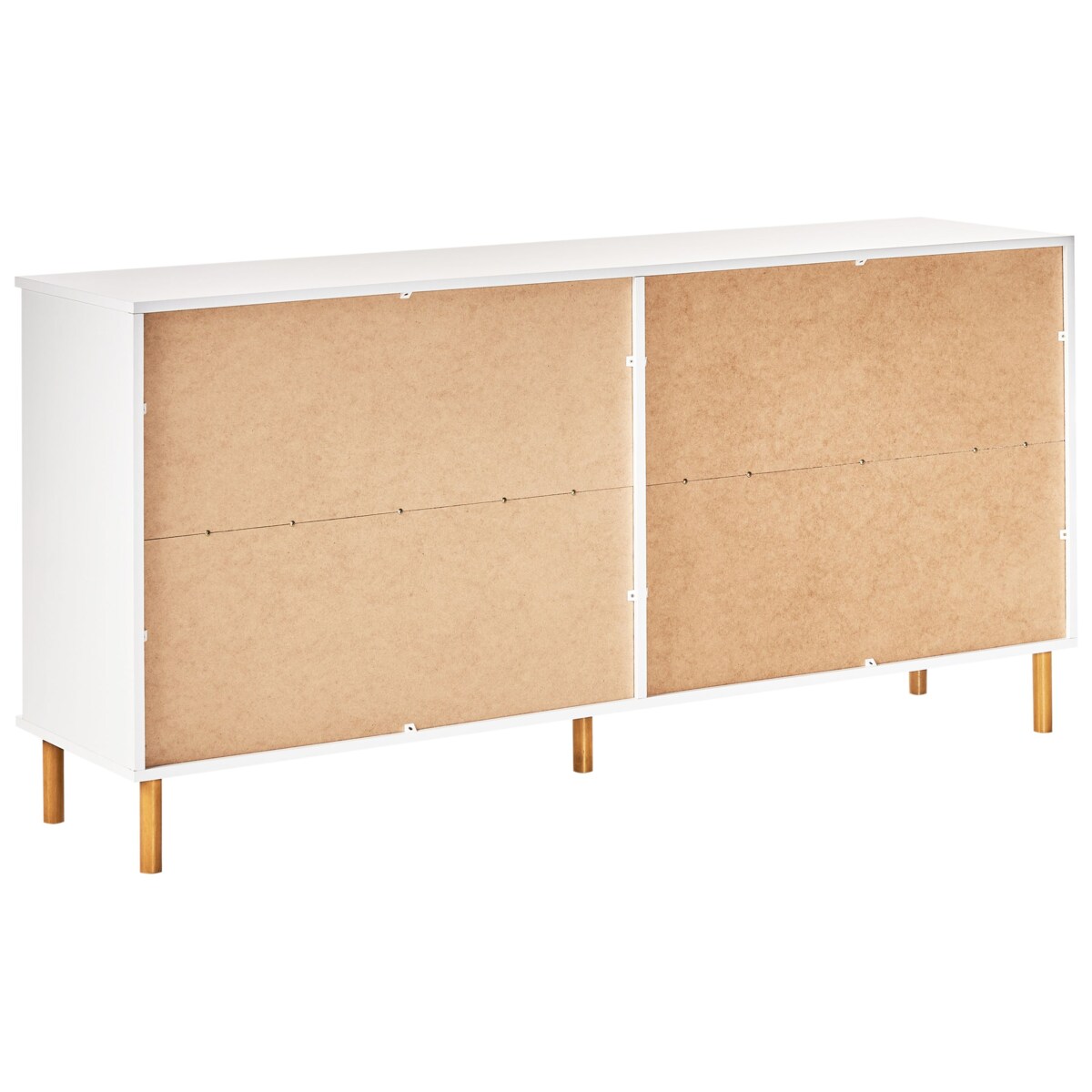 Komoda 6 szuflad biała WALPOLE