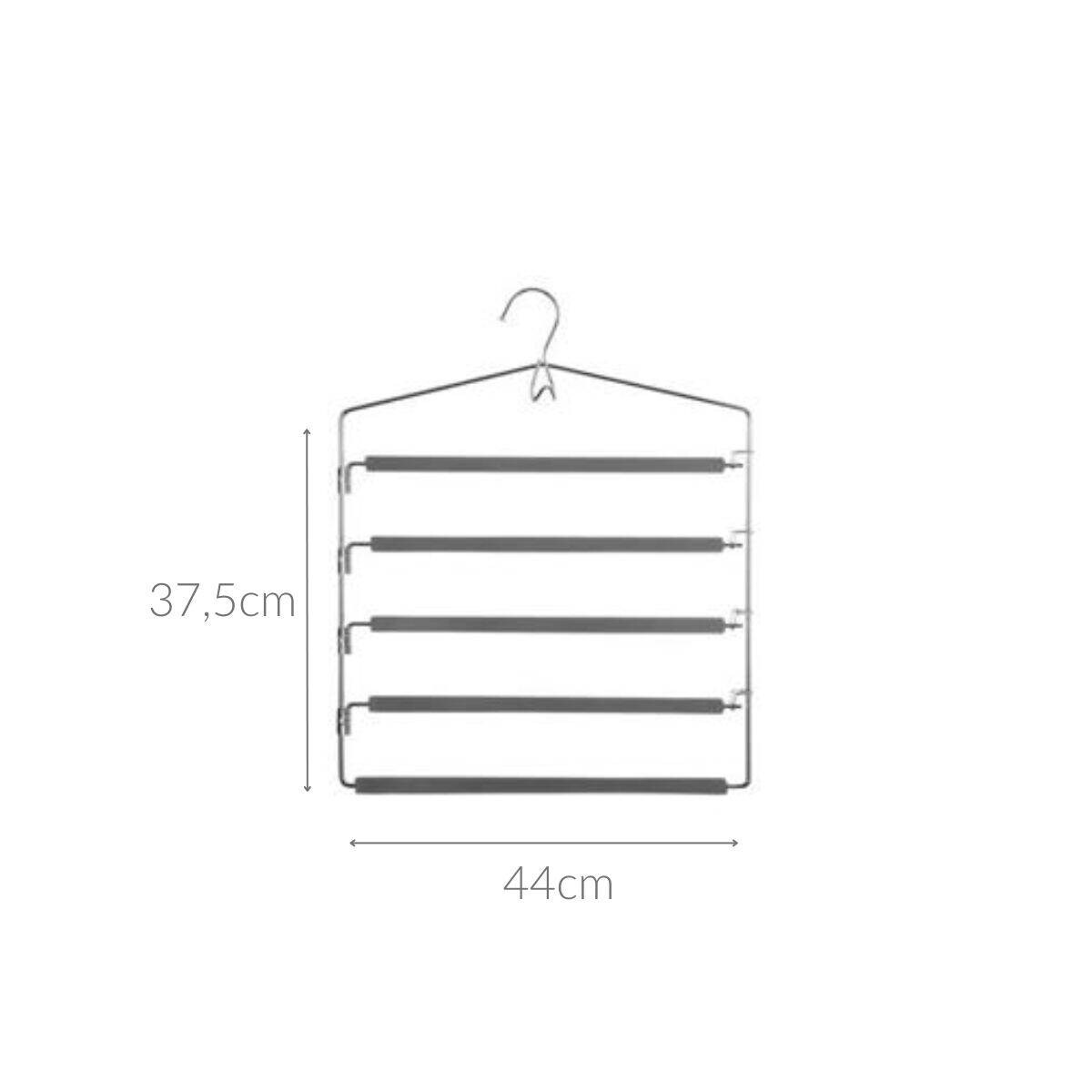 Wieszak do szafy na 5 par spodni