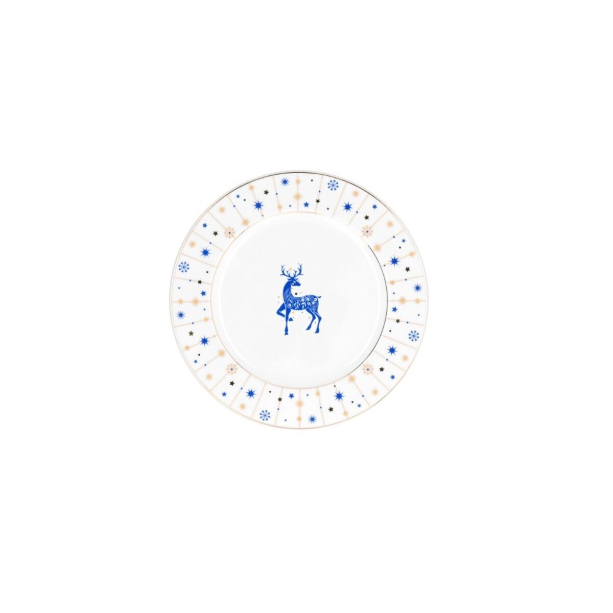 Garnitur śniadaniowy dla 1 osoby 3 el. Yvonne Renifer Niebieski BN03