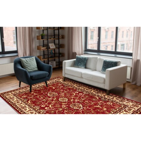 Dywan BCF Morad KLASYK klasyczny - bordo 160x220 cm