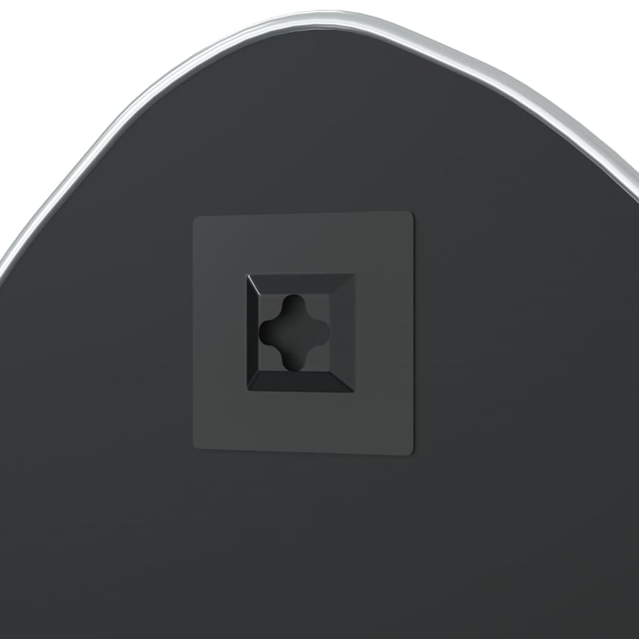 vidaXL Lustro ścienne, srebrne, 60x50 cm