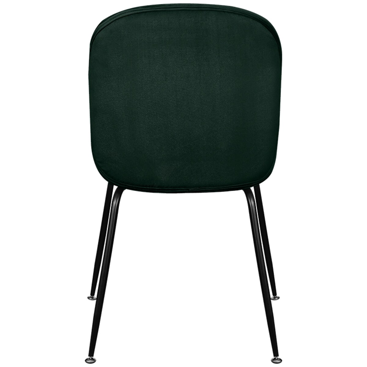 Krzesło tapicerowane welurowe do salonu jadalni zielone