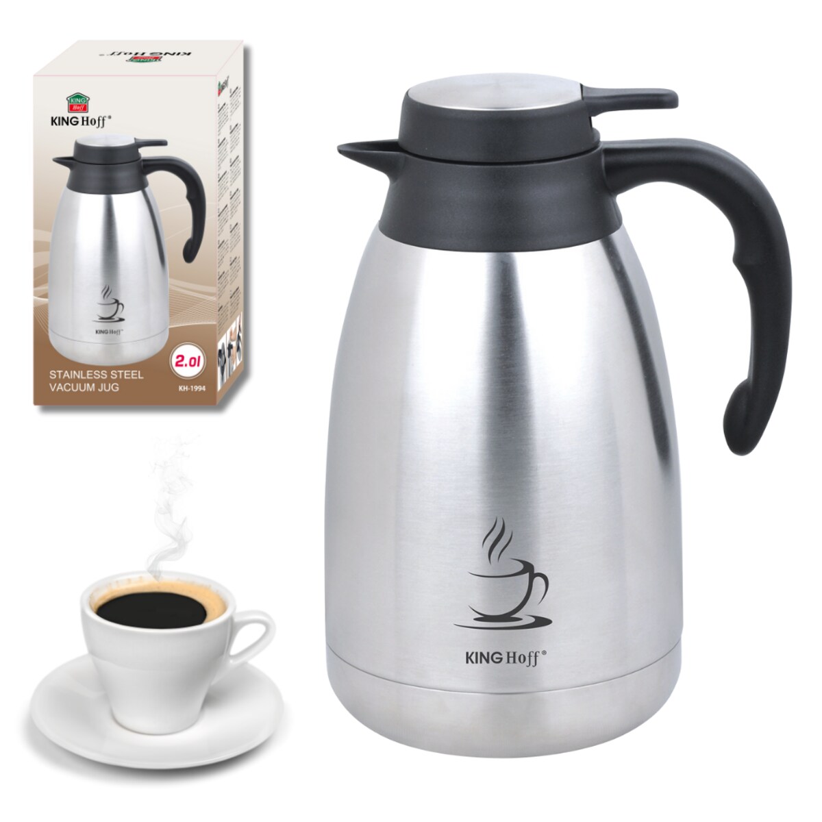 Kinghoff termos na kawę i herbatę 2l 63232