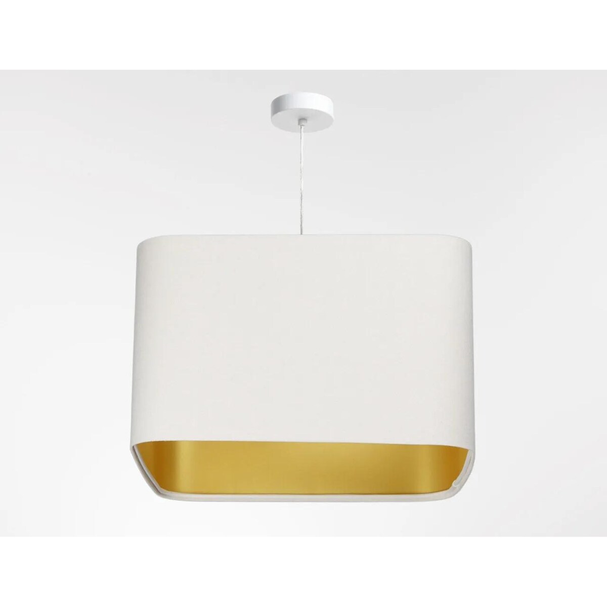 Lampa wisząca KWADRO SUE 40w30 biała/złota