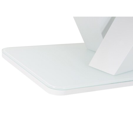 Stół do jadalni rozkładany 160/200 x 90 cm biały SALTUM