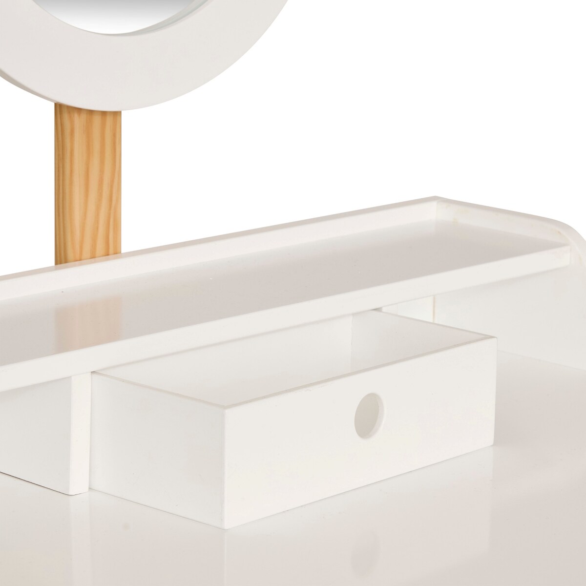 Toaletka dla dzieci NOMAD, skandynawska, sosnowe nogi, 60,7 x 42 x 89,2 cm