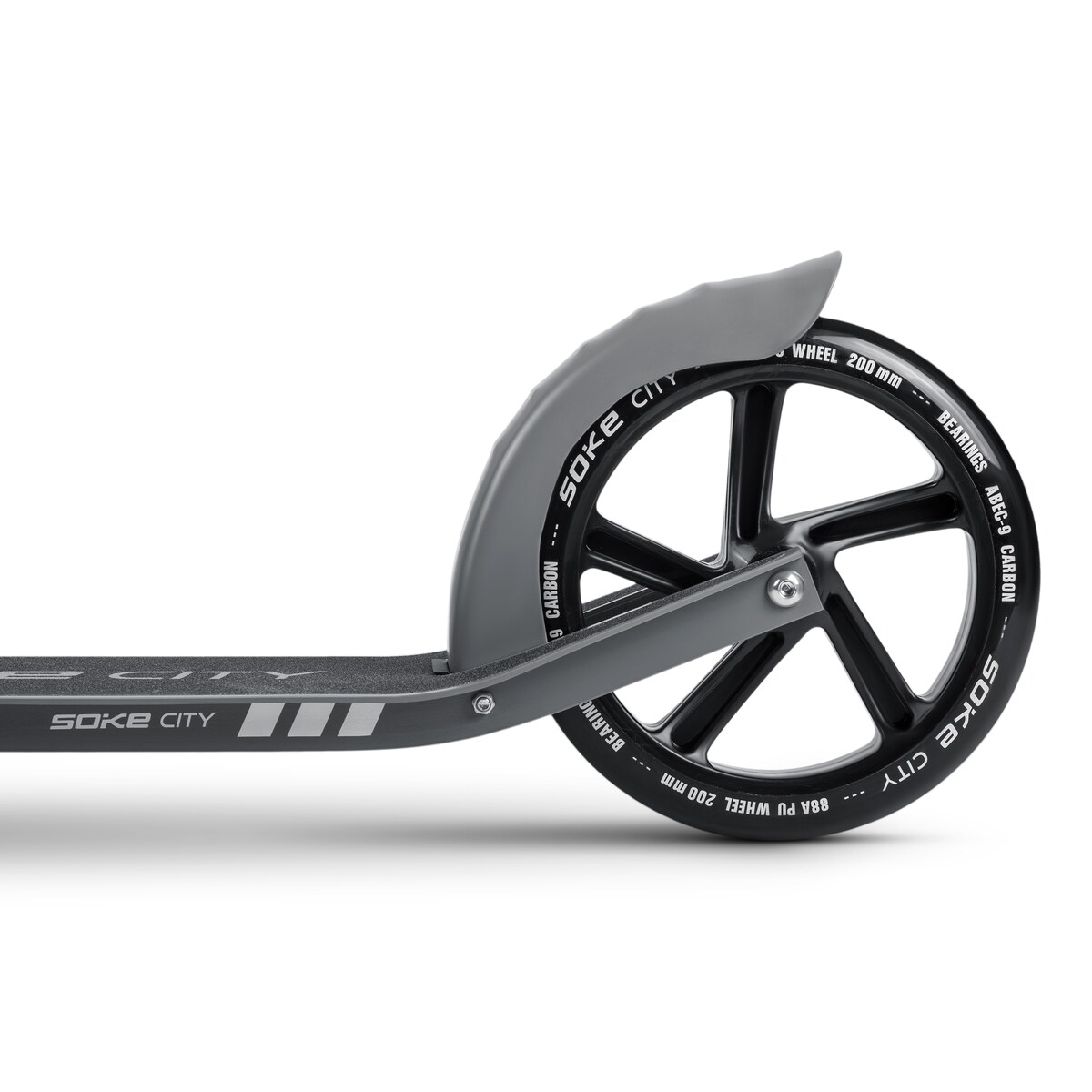 Hulajnoga miejska składana Soke City szara