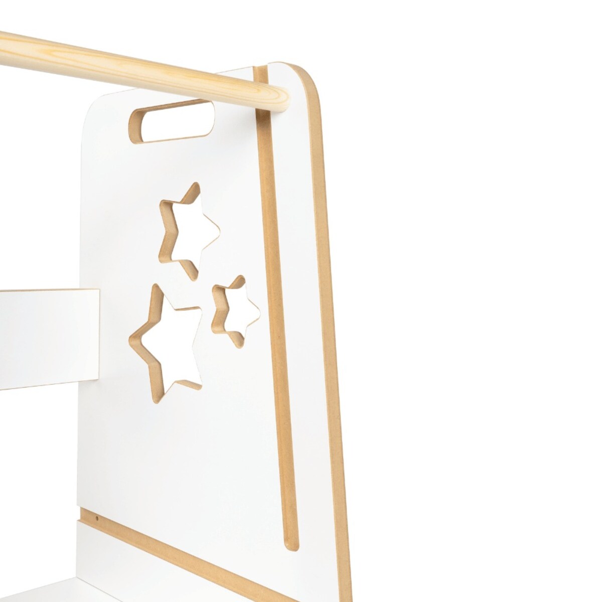 Pomocnik kuchenny solidny dla dzieci biały helper regulowany MDF drewno Verk.design