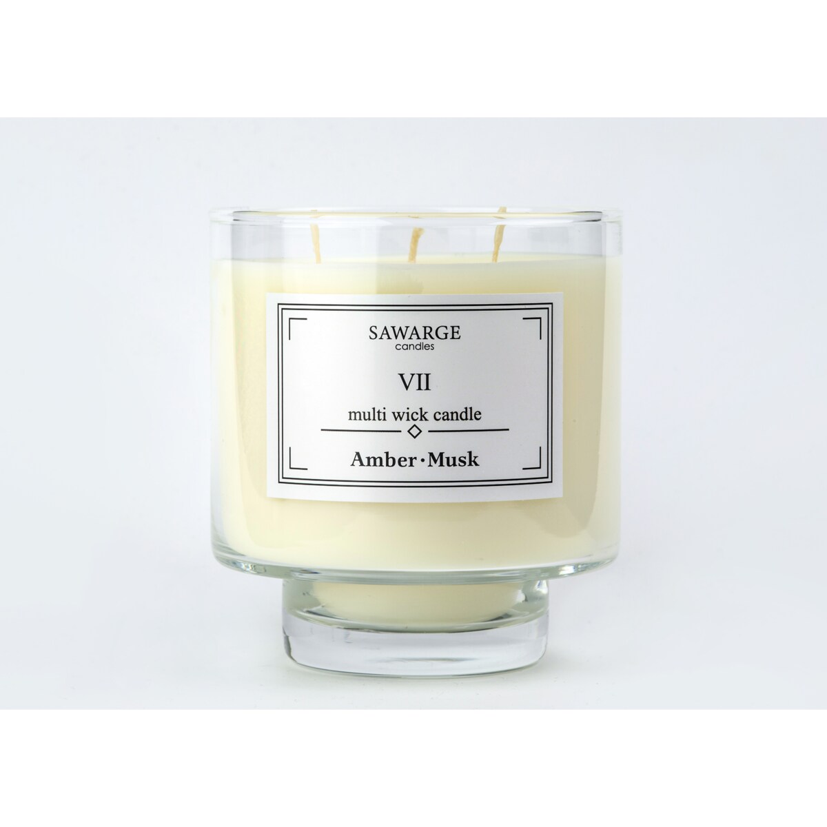 Świeca Zapachowa Sojowa No7 /50h/Bursztyn Piżmo 450g