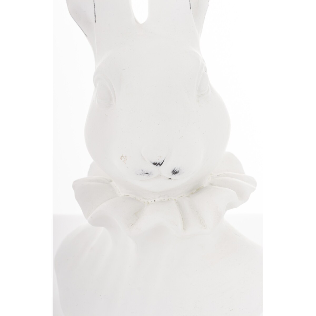 Figurka - popiersie królika 27,5x15x10 cm TORACE - VI biały