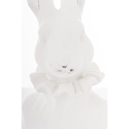 Figurka - popiersie królika 27,5x15x10 cm TORACE - VI biały