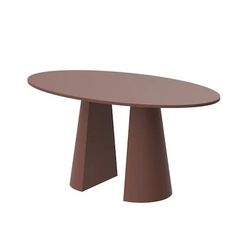 Stół LAZIO 160x90 bordowy