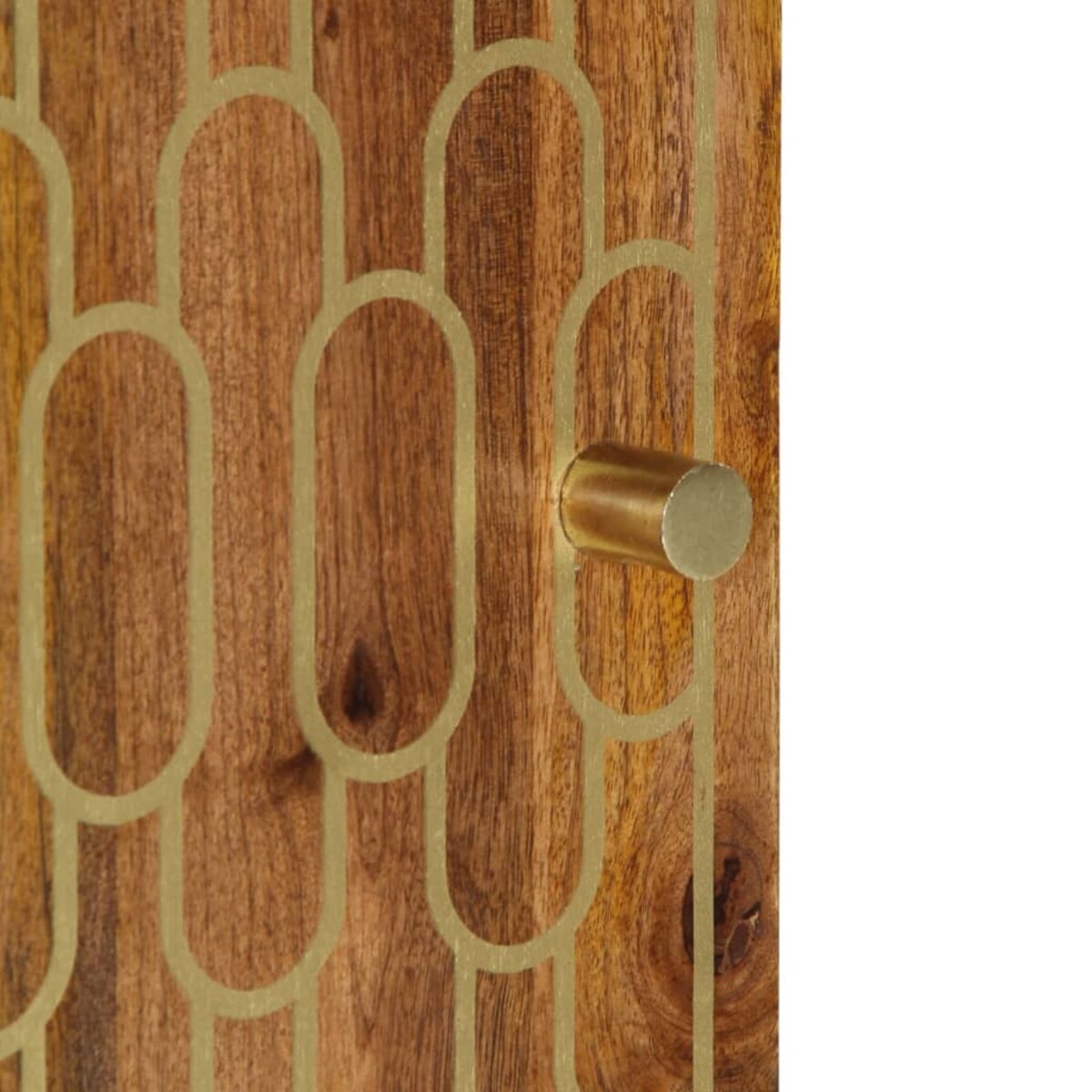 vidaXL Szafka łazienkowa, 38x33x58 cm, lite drewno mango