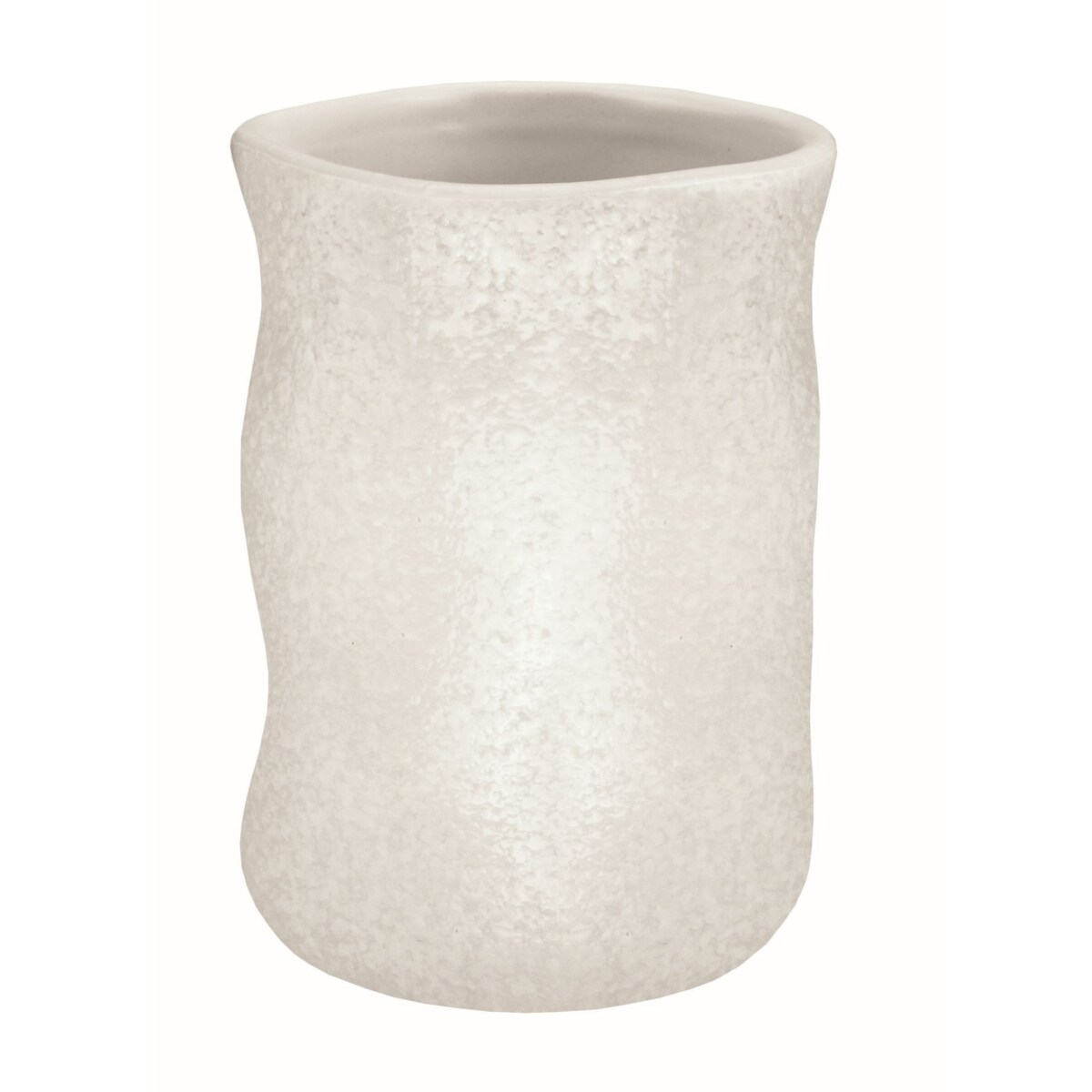 Kleine Wolke Crinkle Kubek łazienkowy biały