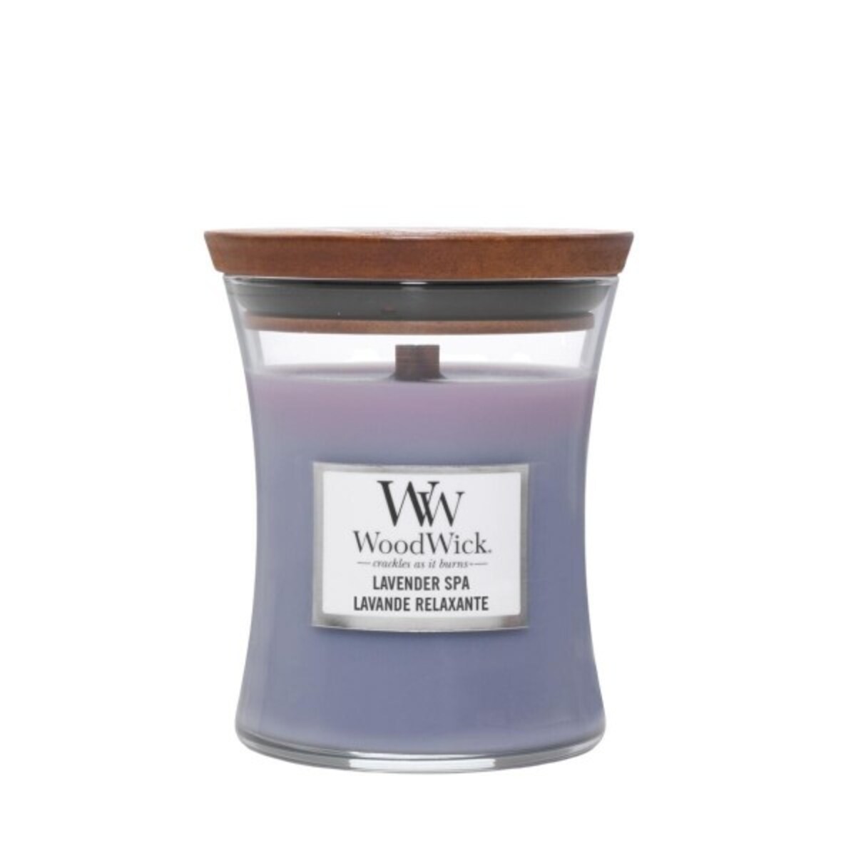 WoodWick świeca średnia LAVENDER SPA