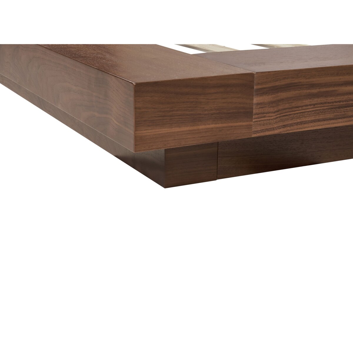 Łóżko wodne z zagłówkiem boucle 180 x 200 cm brązowe ZEN