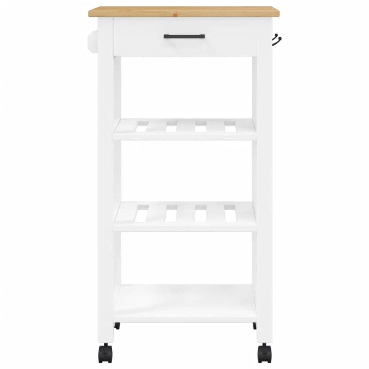 vidaXL Wózek kuchenny, MONZA, 48x40x88,5 cm, lite drewno sosnowe