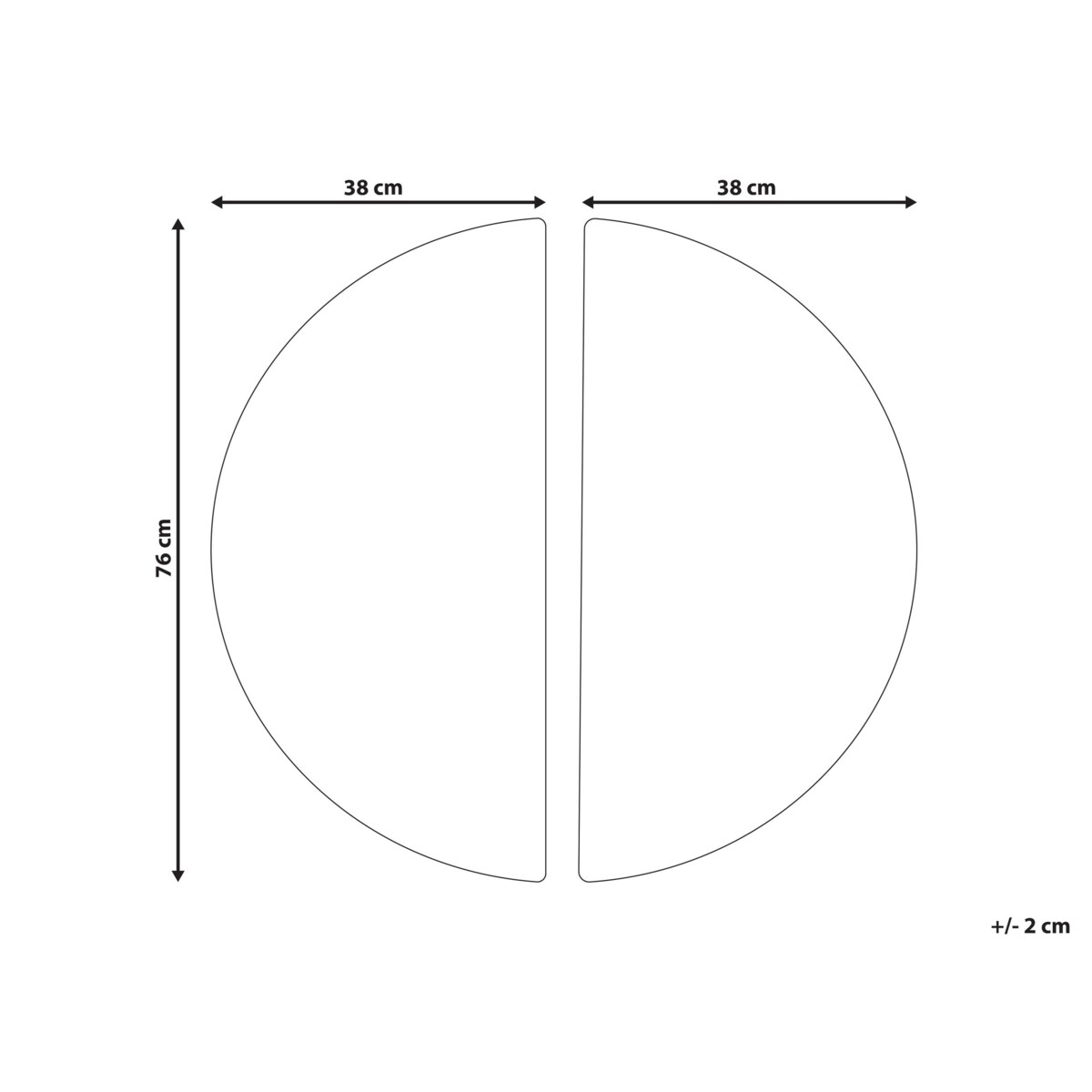 Dekoracja ścienna czarno-biała MANDAU